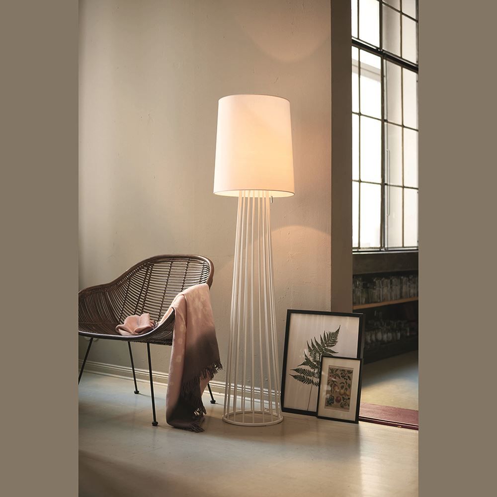 Lampade: Villeroy & Boch Stehleuchte, Stoffschirm – Nuovo (secondo la descrizione) da Kreuzlingen venduto da Smart-Light