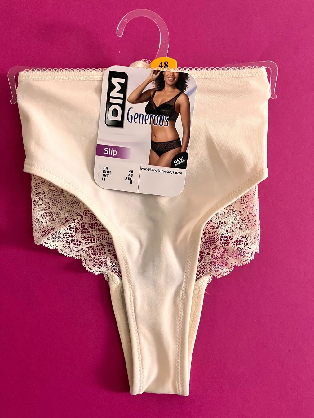 Altra biancheria intima: Slip Generous, DIM, Grösse 46,  Farbe Offwhite – Nuovo e nell'imballaggio originale da Rudolfstetten venduto da gst_g7xl 2