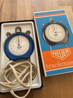 Chronomètre Heuer Trackmaster bleu avec boite d origine