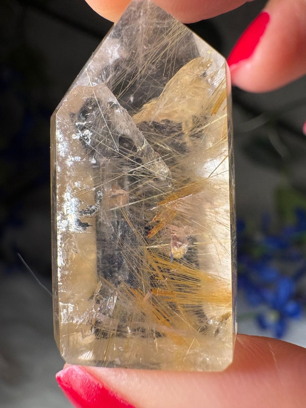 Minerali & Pietre curative: Gold-Rutilquarz – Nuovo e nell'imballaggio originale da Neuheim venduto da m.hald