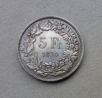 ++ 5.- Franken 1874 Bern