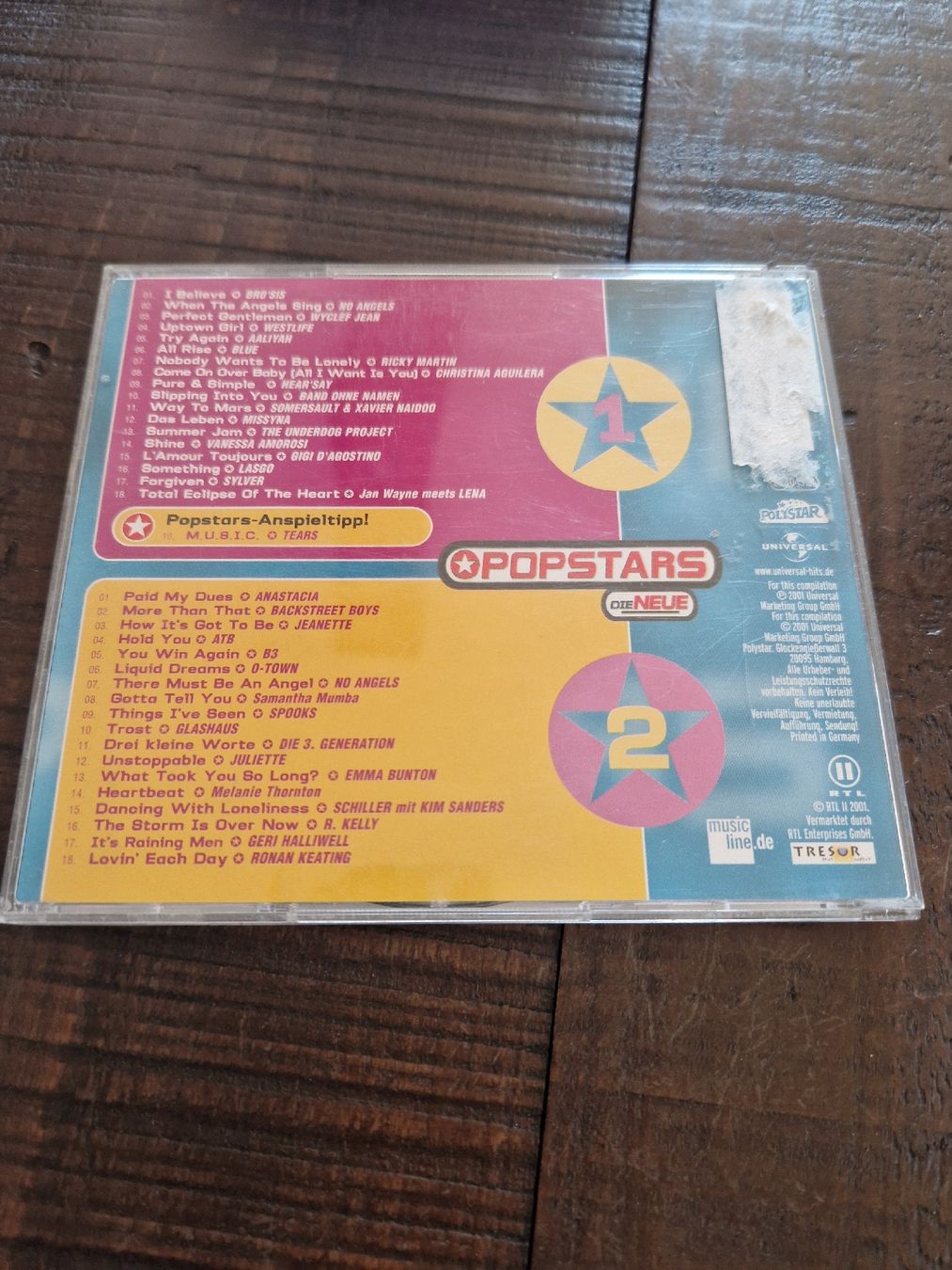 CD: Popstars  Doppel CD 90er Kult – Usato da Rain venduto da -LUMA- 1
