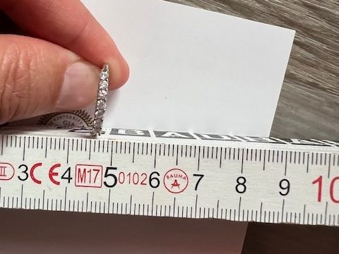Ringe: PT950 mit 7 Diamanten. Gr 51 – Neu (gemäss Beschreibung) aus Neerach von romiping 7