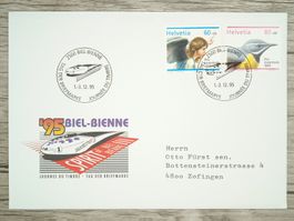TR07 Enveloppe + Timbre Suisse 1995