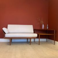 Teak Daybed Minerva Hvidt & Mølgaard 2er Sofa restauriert