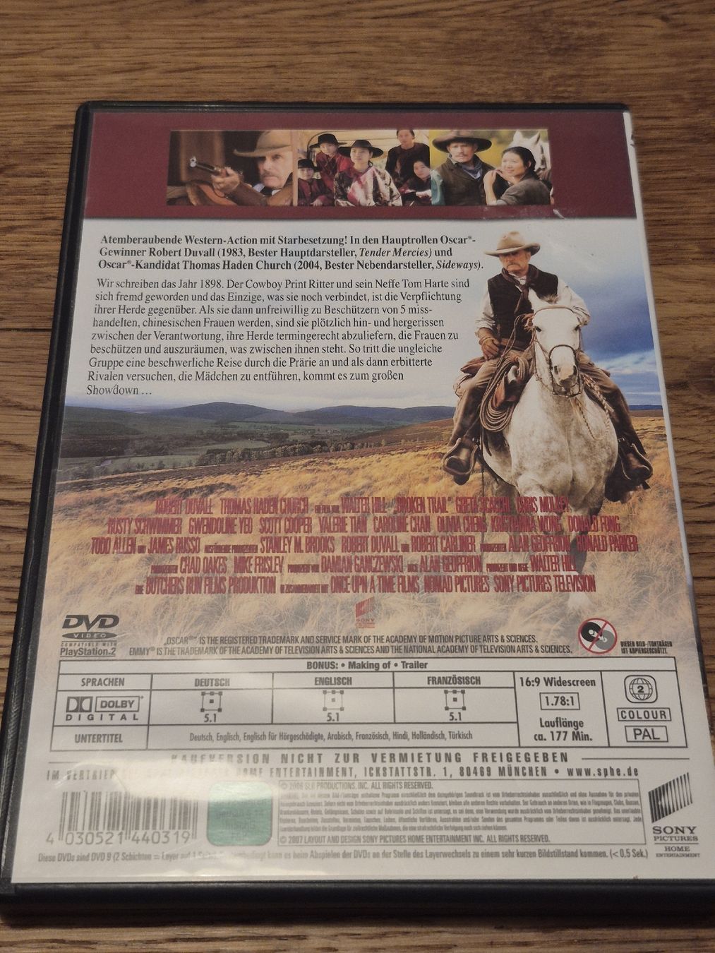 Alle DVDs: Broken Trail - Western - Robert Duvall (2DVDs) – Gebraucht aus Oberembrach von giu_7ksd 1