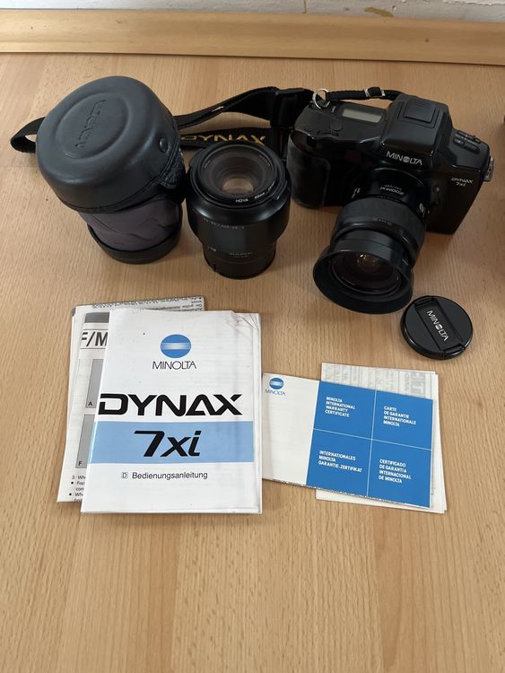 Minolta Fotocamera: Minolta Dynax 7xi mit 28-80mm und 80-200mm Objektiven – Usato da Hittnau venduto da rh2000