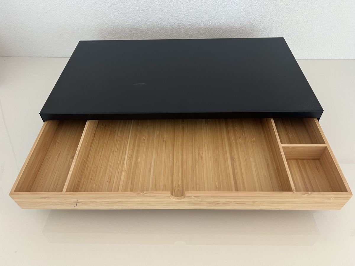 Bildschirmhalterung: Monitorerhöhung mit Schublade – Gebraucht aus Zug von mon_77 1