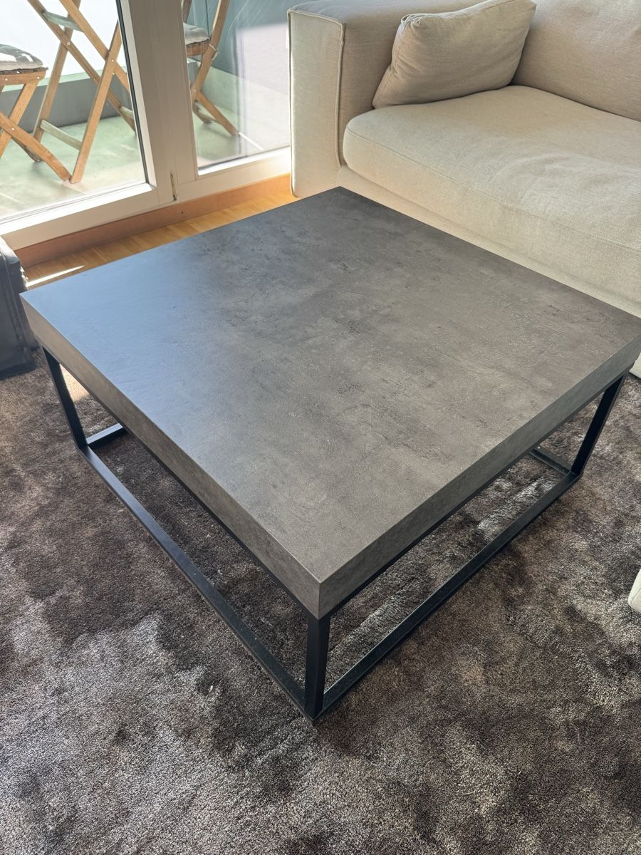 Tavoli: Table basse effet béton 75x75cm – Usato da Cologny venduto da ale_rr8m 2