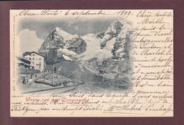 Gruss von der WENGERNALP - 1899