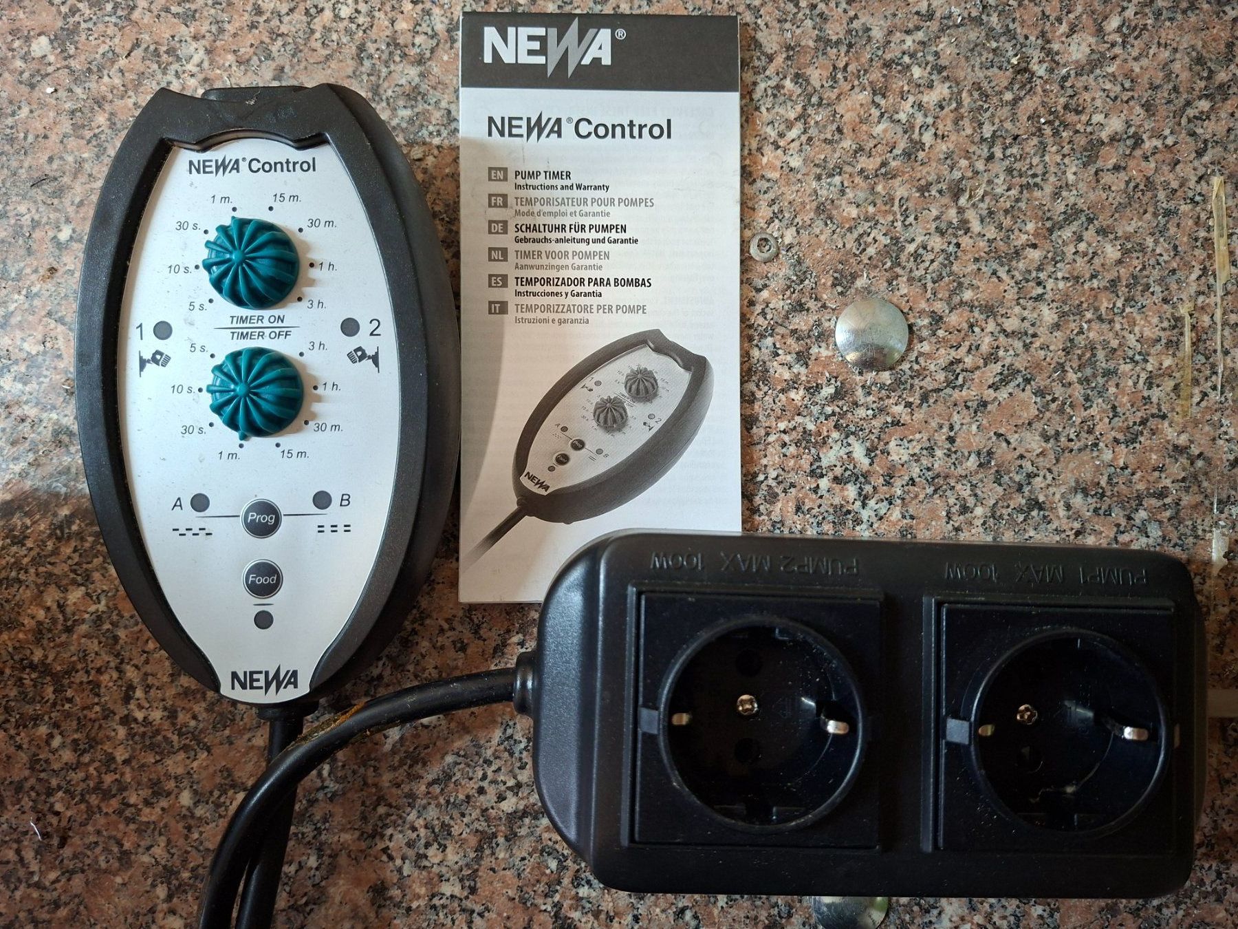 Fiches d'alim.: NEWA Control Pump Timer 2-fach Steckdose gebraucht – D'occasion à Liestal par gip_f6nz