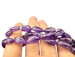 Authentische Amethyst-Halskette