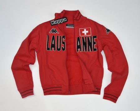 Kappa Damen Jacke Lausanne Suisse /Lp:129 Fr/rot/Gr.XL/NEU