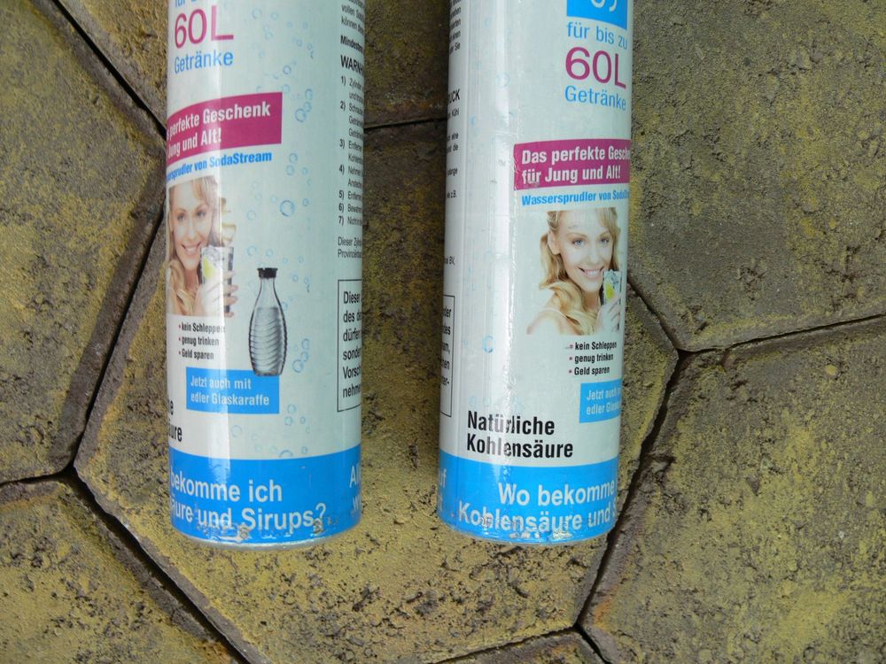 Sodastream club 2 Flaschen / Zylinder neu 60 liter Sprudel Kaufen auf Ricardo