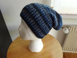 Schöne Basket-Strickmütze/Lana Calze