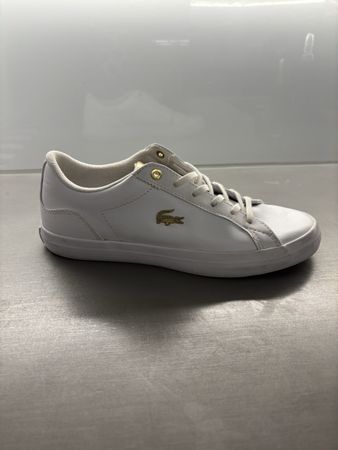 Lacoste Sneaker Damen, Gr. 37,Weiss/Gold - Top Zustand!