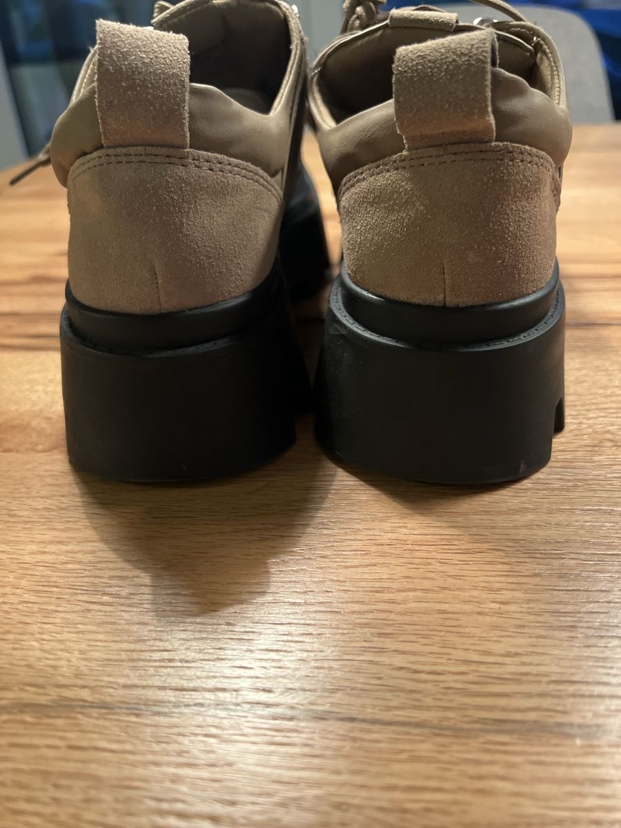 Zara Damenschuhe: Zara Plateau Schuhe - Gr 38 beige – Neu (gemäss Beschreibung) aus Laufen von li_ga7 3