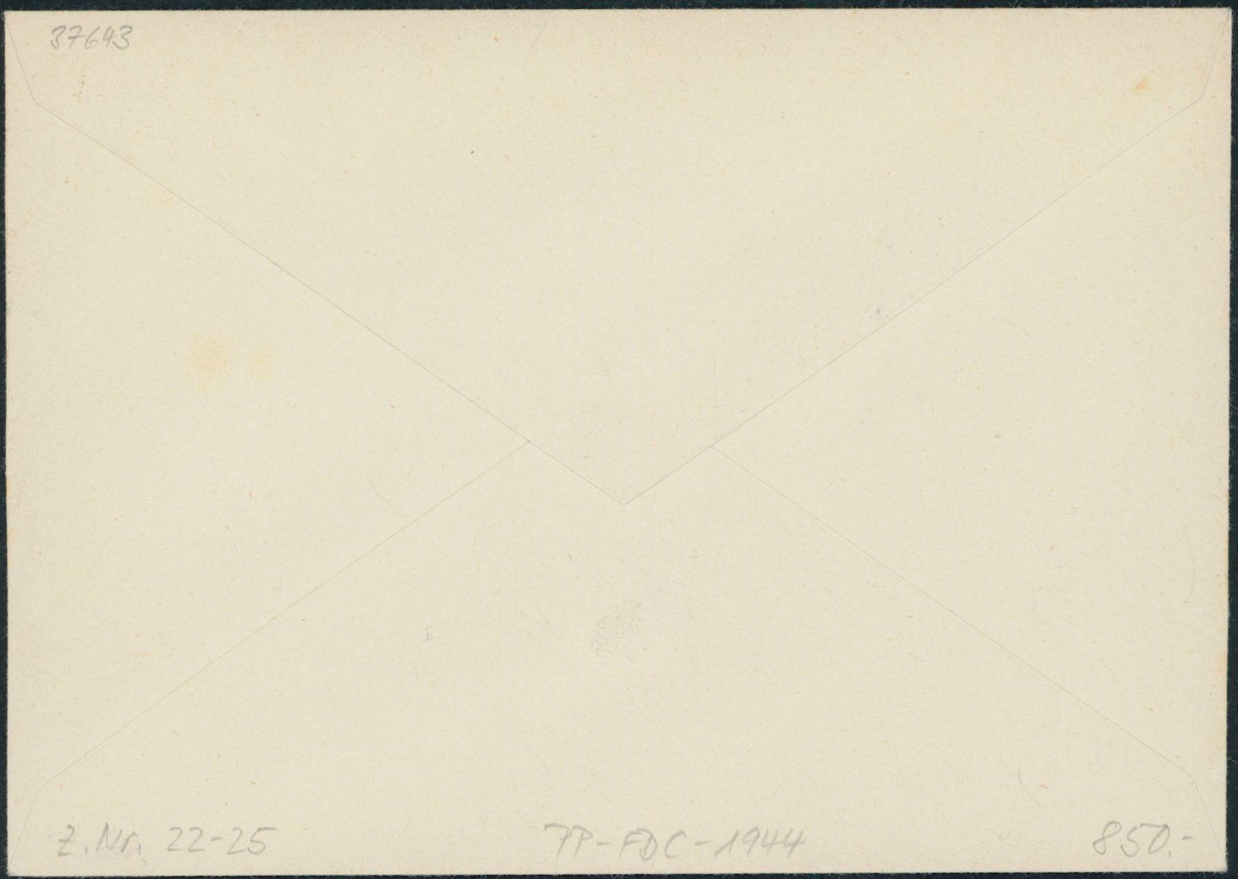 Tutti i francobolli: 1944 - Pro Patria - Ersttagsbrief FDC ET – Usato da Schindellegi venduto da leecollect 1