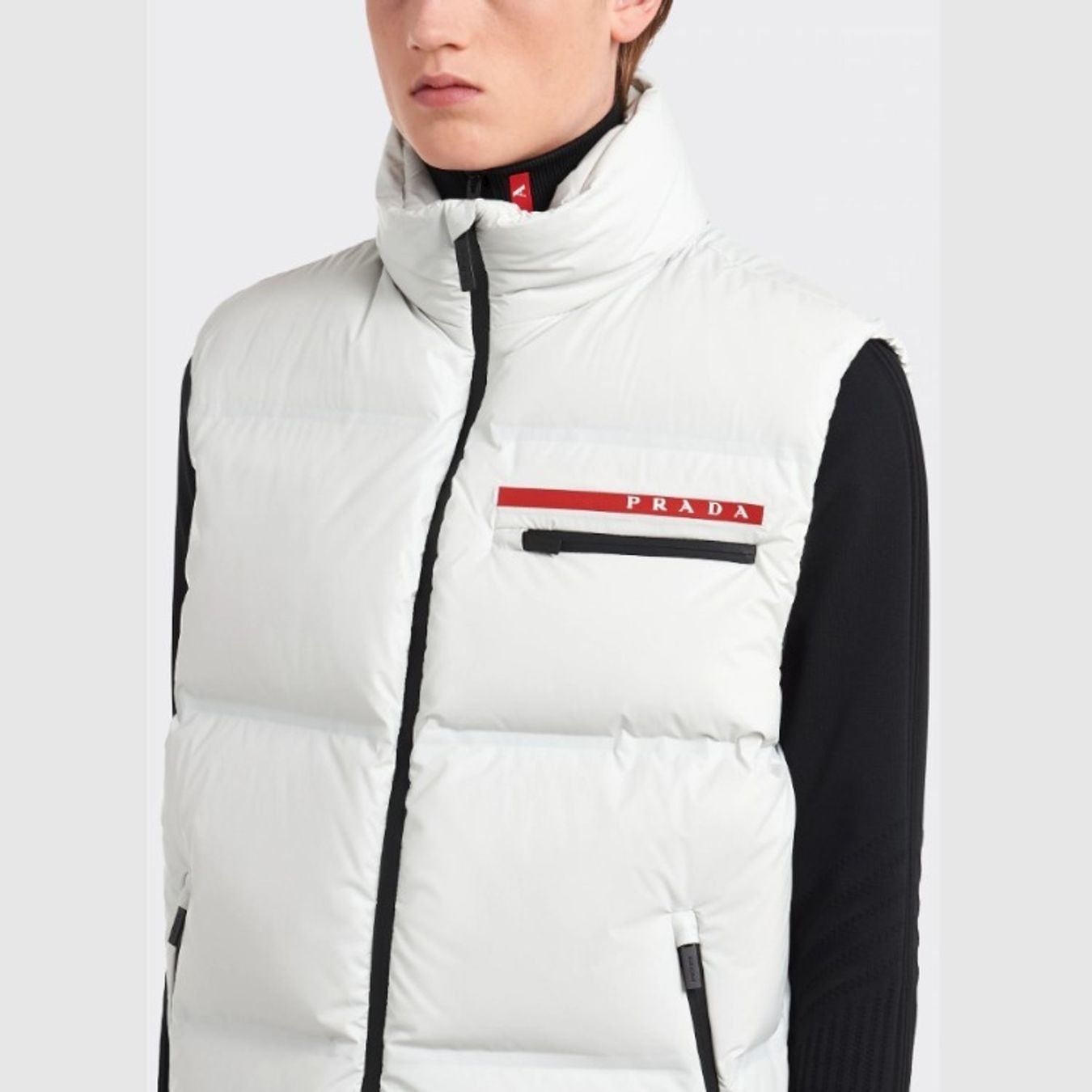 Prada Gilet & Giacche: Prada Herren-Gilet / Weste Weiss – Nuovo (secondo la descrizione) da Adliswil venduto da maximiliann 6
