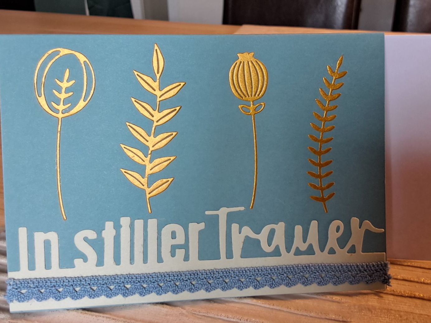 Cartoline: Trauerkarte mit Umschlag "In stiller Trauer" A6 Format – Nuovo e nell'imballaggio originale da Rüegsbach venduto da hpl02 2