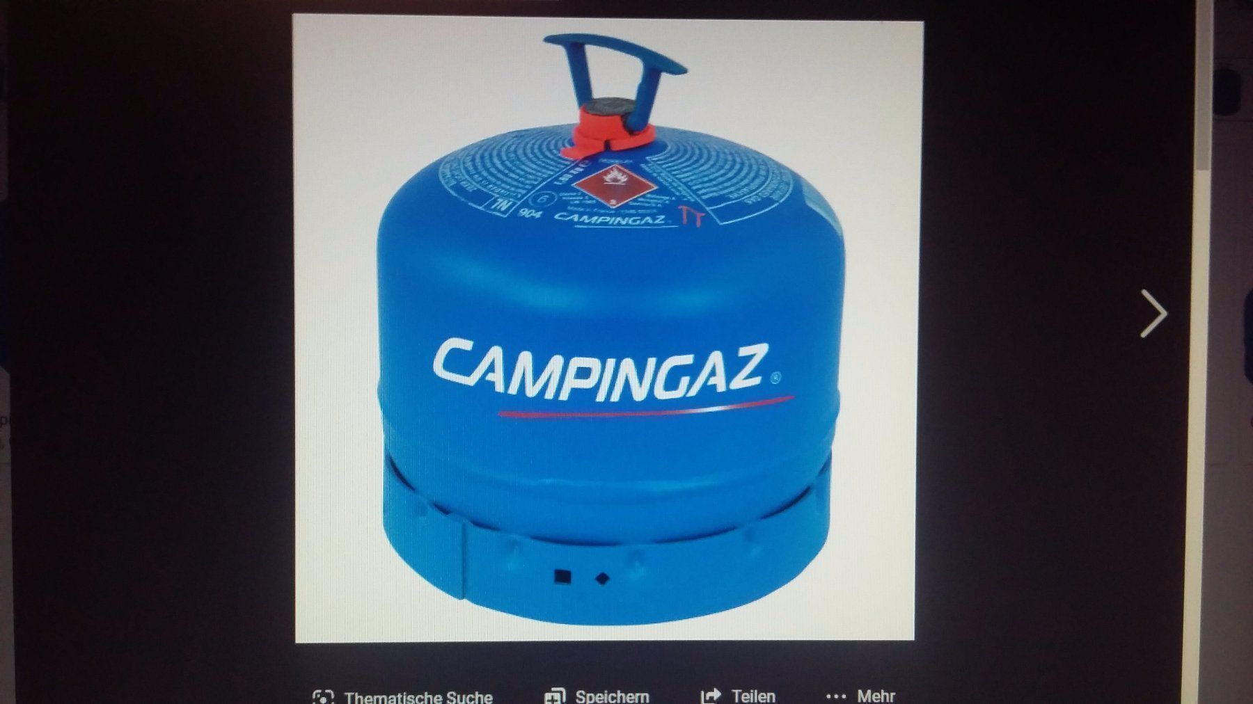 Campingaz Grills: Campinggaz Gasflasche Typ 904 Neu – Neu (gemäss Beschreibung) aus Kriens von Allerhand5 1