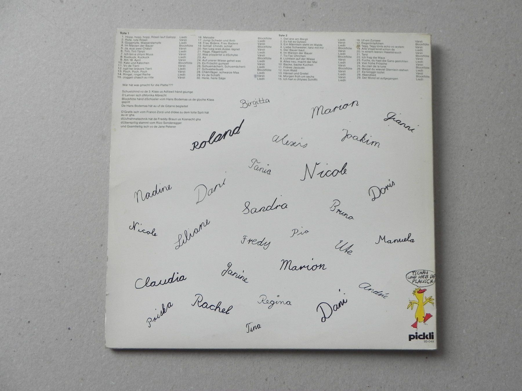 Dischi in vinile: LP mit 59 Kinder Lieder Verse 1981 Spiel – Usato da Siebnen venduto da krimsie 1