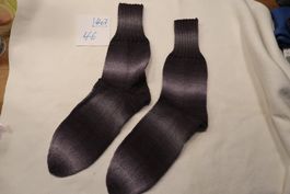 Handgestrickte Wollsocken  Gr: 46   (407)