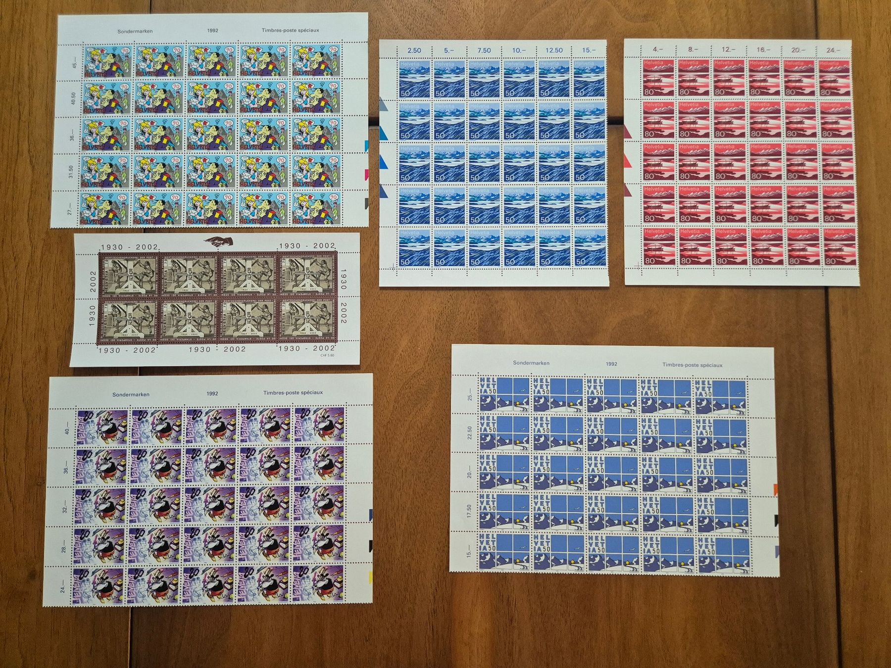 Tous les timbres: Frankaturware 100 CHF. GRATISLIEFERUNG ! – Neuf (Voir description) à Horgen par frankatur