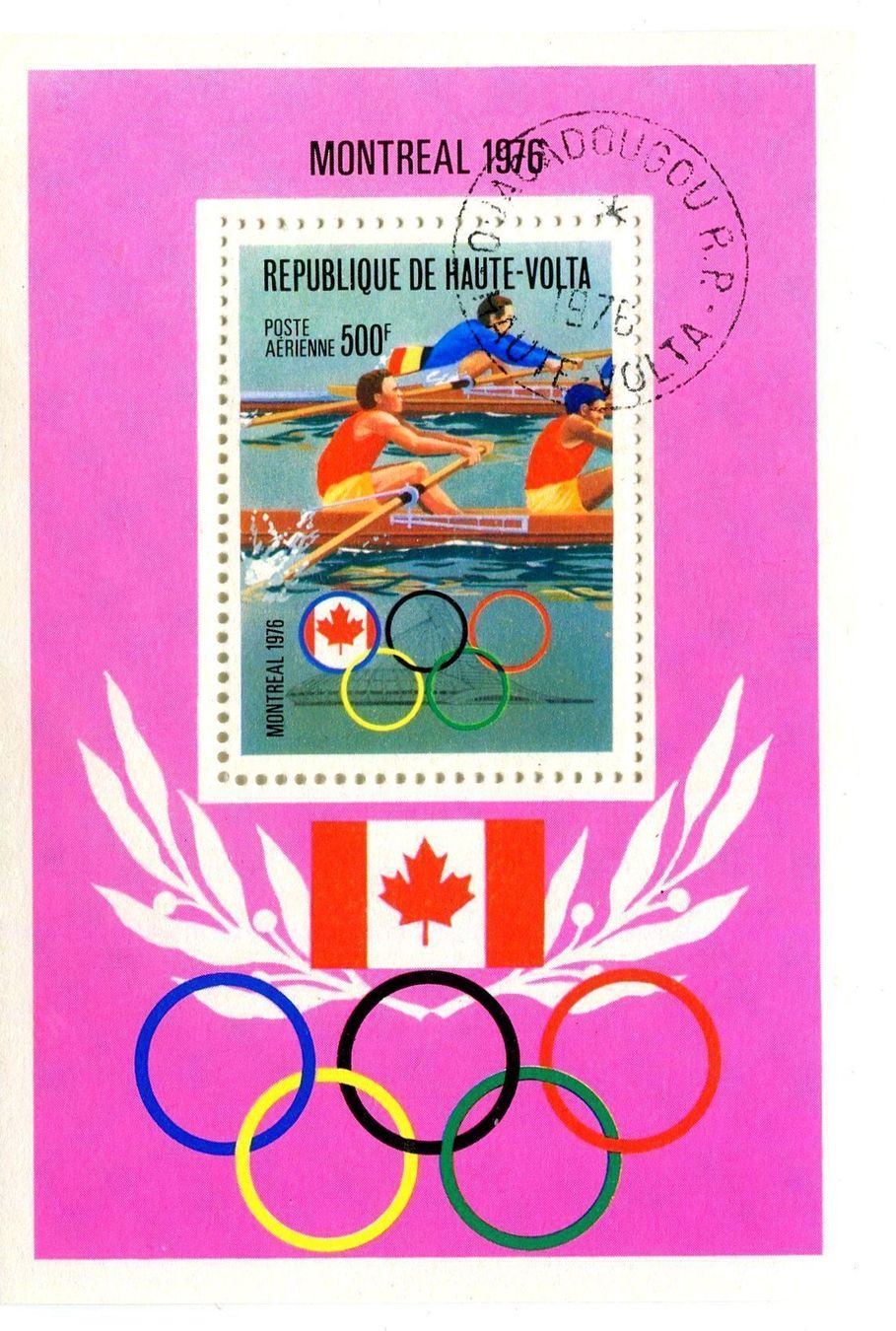 Alle Briefmarken: Block "Olympische Spiele". Obervolta. – Neu und originalverpackt aus Basel von Butsch5