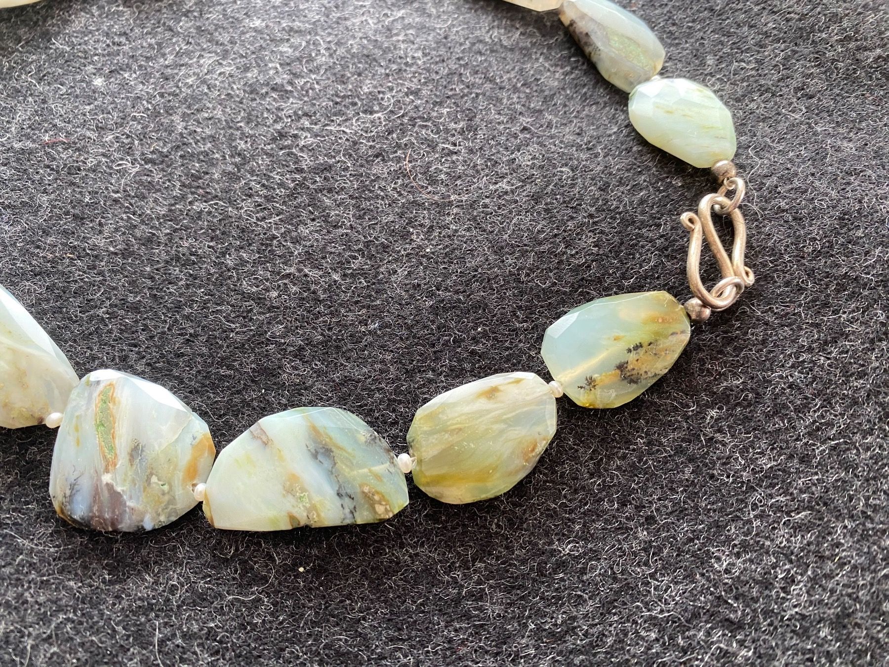Catenine: Achat Halskette echt Halbedelstein Vintage – Usato da Neerach venduto da VintageBox 3