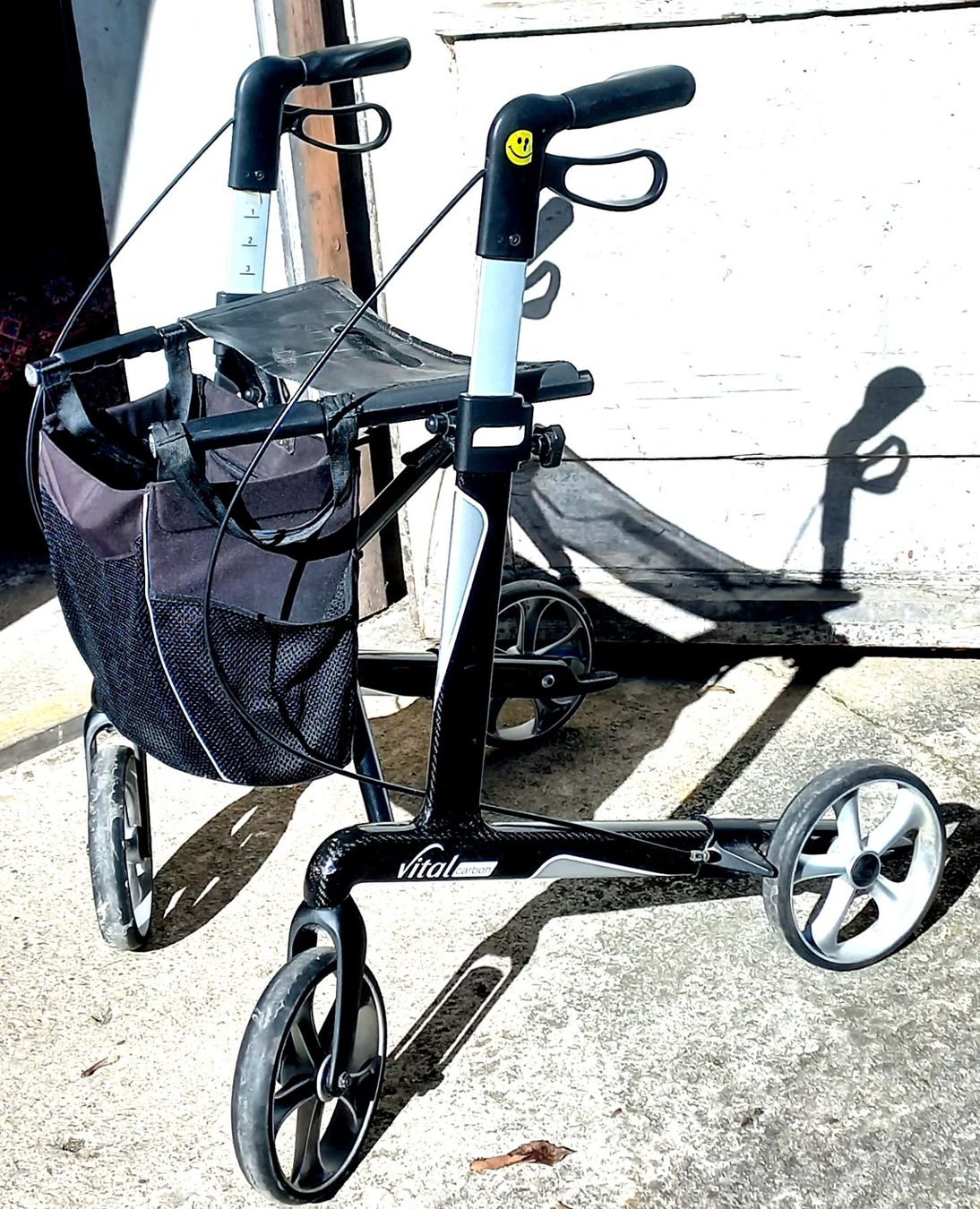 Ausili per la deambulazione: Rollator Vital Carbon – Usato da Baar venduto da 2cvbaar 2