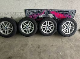 Original BMW Felgen Styling 53 15"  5x120 mit Winterpneu