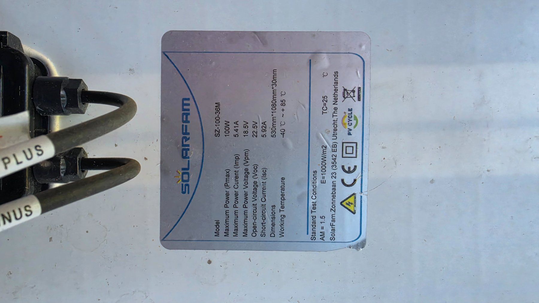 Dispositivi a energia solare: 2x 100watt solar Panel 12v – Usato da Brunnen venduto da Hirm1 4