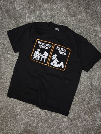 T-Shirt Black Graphic Print