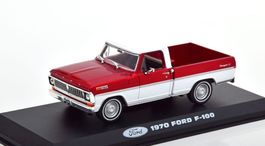Ford F-100 V Pick Up 1966-1972 dunkelrot met. / weiss   1:43