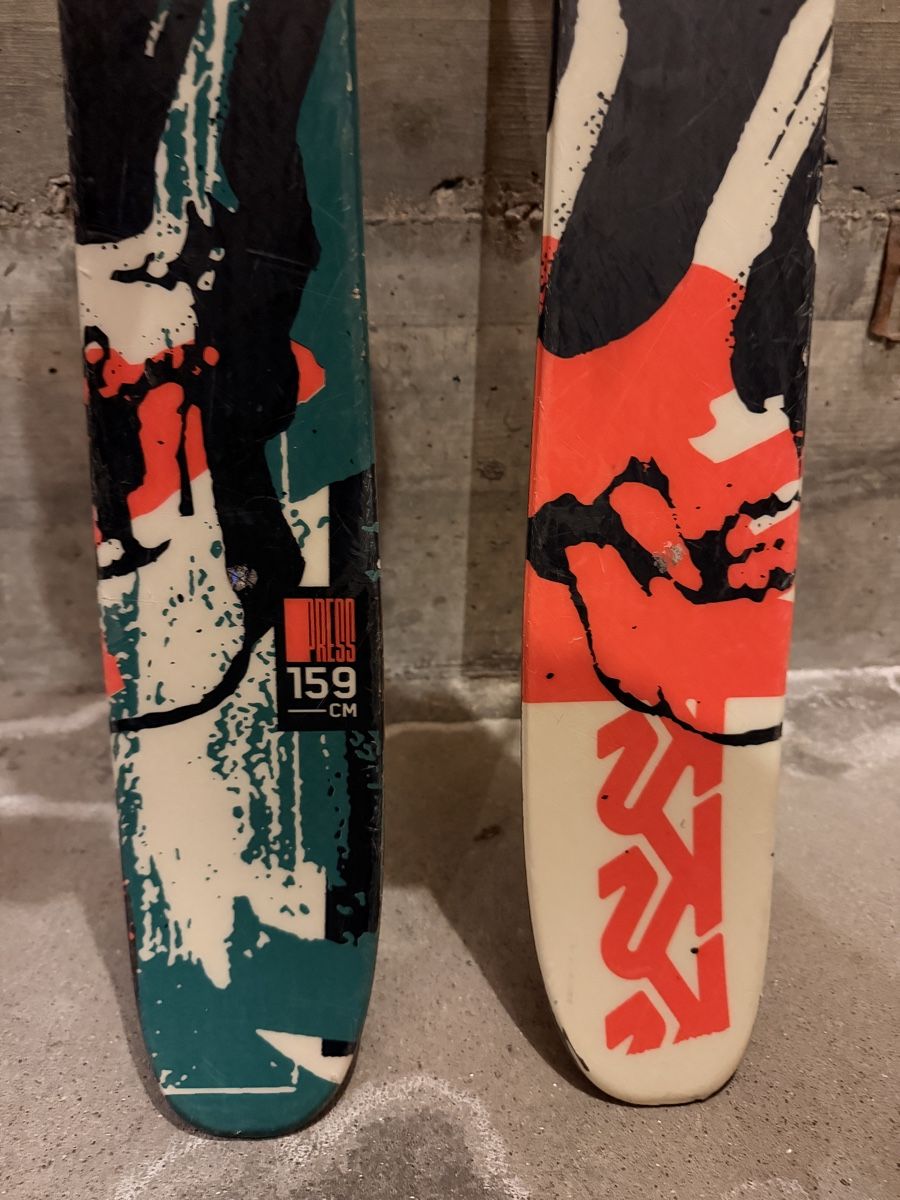 K2 Press 159 cm twin tip + attacchi Marker Free 10 (Gebraucht) in ...