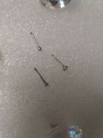 EDELSTHAL NASEN PIERCING;SILBER FARBE