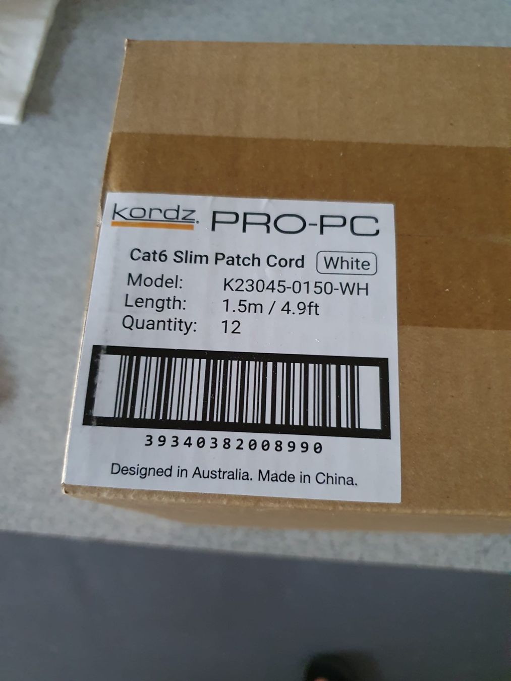 Cavi: 12x Ethernet Patch Cable 1.5m blanc Pro UTP/CAT6 – Nuovo e nell'imballaggio originale da Ueberstorf venduto da Tommasomancini1947