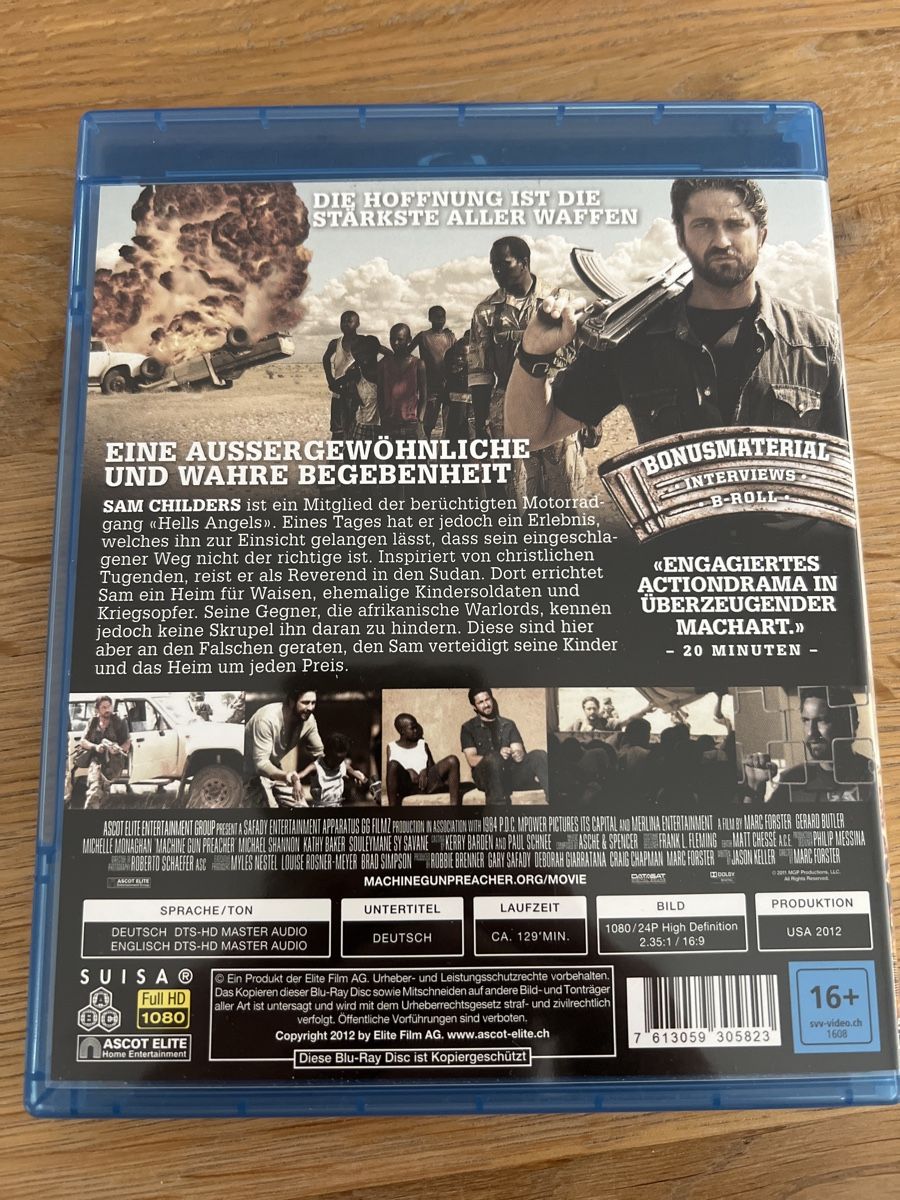 Alle DVDs: Machine Gun Preacher - Blu-Ray Disc - – Gebraucht aus Steffisburg von balboa_76 1