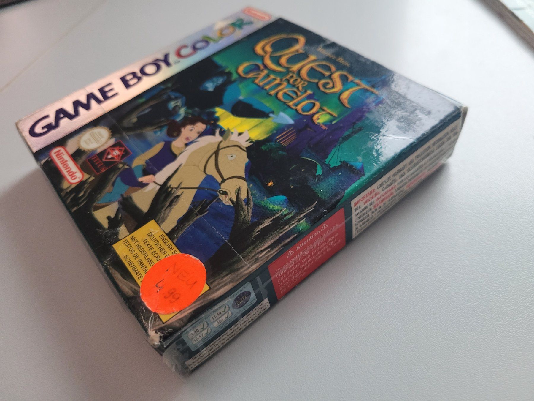 Giochi: Quest for Camelot / GAME BOY Color – Usato da Uezwil venduto da -Retrogames- 2