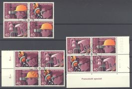 1978, Sonderpostmarken, Viererblöcke, ET