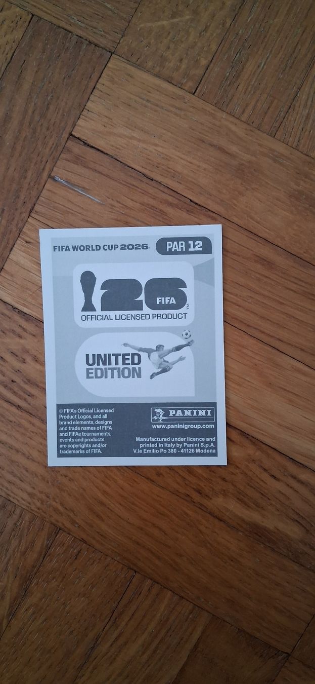 Panini Sammelbilder & Trading cards: WM- Panini 2026 Sticker Andrés Cubas – Gebraucht aus Zürich von Pryter 1