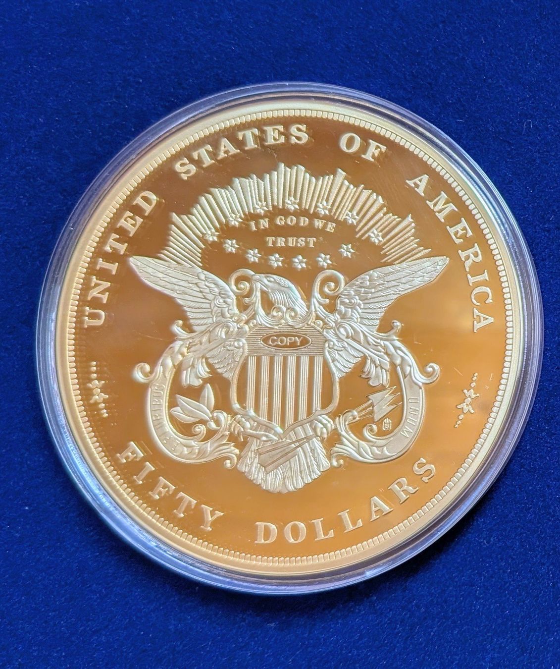 Tutti le monete: USA-Half Union Pattern 1877 PP/100mm – Nuovo e nell'imballaggio originale da Hittnau venduto da stamps_and_coins