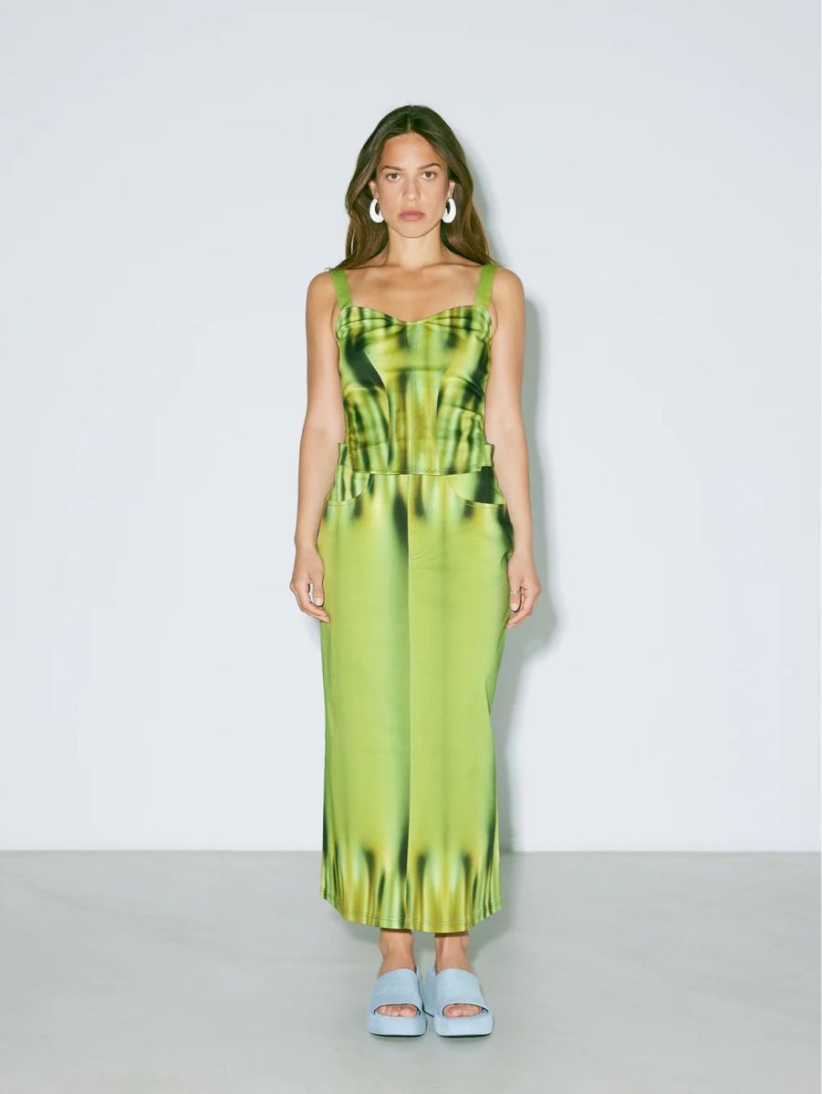 Camicette: HOSBJERG KHLOE LEEK - Bluse - Corsage Orginalpreis 105.- – Nuovo e nell'imballaggio originale da Zürich venduto da luxuryoutlet1