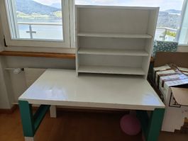 IKEA PÅHL Kinderschreibtisch mit Regalaufsatz