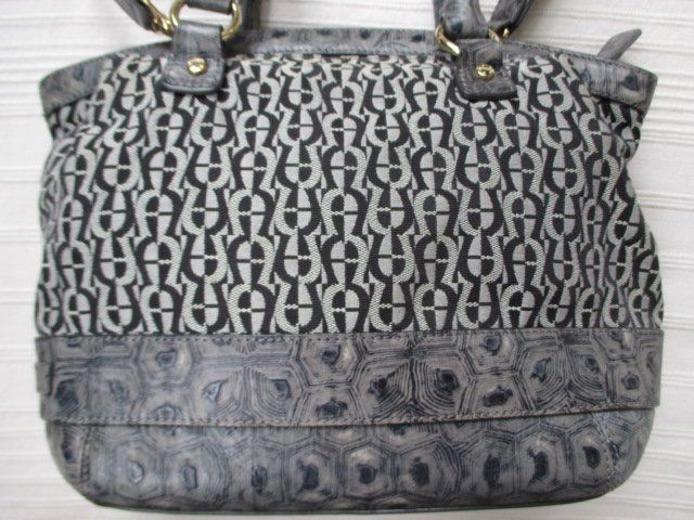 Aigner Taschen für Damen: AIGNER - neuw. Logomuster Tasche aus Leder mit Textil – Neu (gemäss Beschreibung) aus Wetzikon ZH von icewear 4