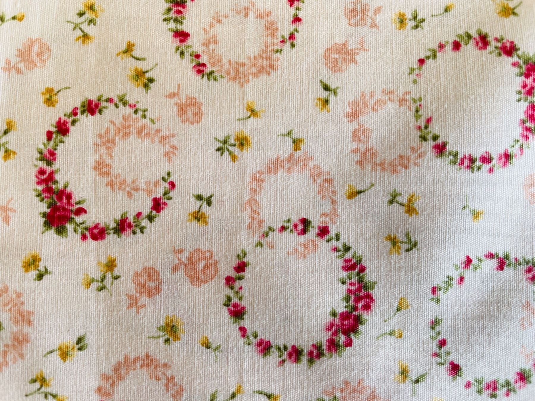 Tessuti: 3 Fat quarter/Coupons patchwork & couture - Champs fleuris – Nuovo e nell'imballaggio originale da Gland venduto da san_xz5j 1