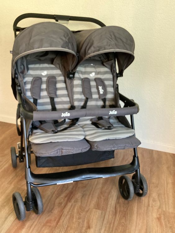 Joie Twin Aire dark pewter Geschwisterwagen Kaufen auf Ricardo