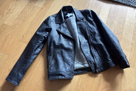 Leder Jacke Gr. 134