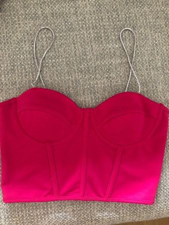 Corsett Top Pink Grösse S neu